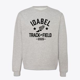 Idabel High School Track and Field Crewneck Sweatshirt