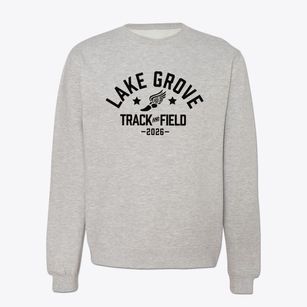 Lake Grove Elementary School Track and Field Crewneck Sweatshirt