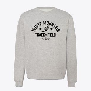 White Mountain Middle School Track and Field Crewneck Sweatshirt
