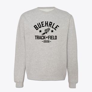 Buehrle Alternative Education School Track and Field Crewneck Sweatshirt