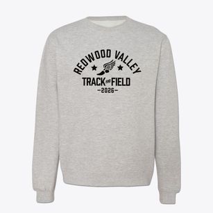 Redwood Valley Middle School Track and Field Crewneck Sweatshirt
