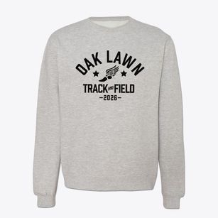 Oak Lawn Elementary School Track and Field Crewneck Sweatshirt