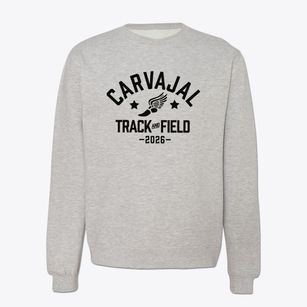 Carvajal Elementary School Track and Field Crewneck Sweatshirt
