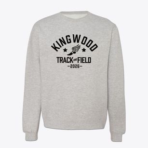 Kingwood Christian Academy Track and Field Crewneck Sweatshirt