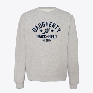 Daugherty Elementary School Track and Field Crewneck Sweatshirt