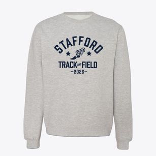 Stafford High School Track and Field Crewneck Sweatshirt