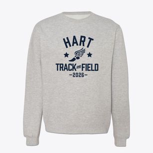 Hart Elementary School Track and Field Crewneck Sweatshirt