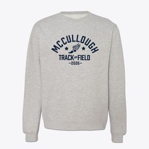 Mccullough Academy Of Excellence Track and Field Crewneck Sweatshirt