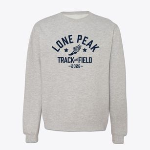 Lone Peak Elementary School Track and Field Crewneck Sweatshirt
