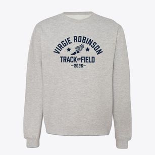 Virgie Robinson Elementary School Track and Field Crewneck Sweatshirt