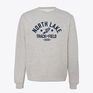 North Lake Middle School Track and Field Crewneck Sweatshirt