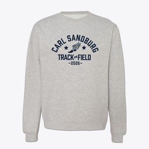 Carl Sandburg Elementary School Track and Field Crewneck Sweatshirt
