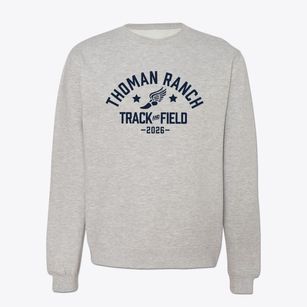 Thoman Ranch School Track and Field Crewneck Sweatshirt