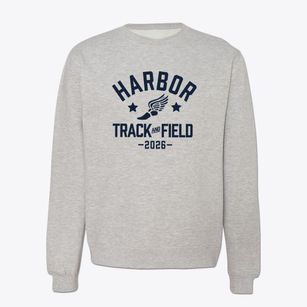 Harbor High School Track and Field Crewneck Sweatshirt