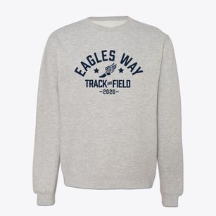 Eagles Way Academy Track and Field Crewneck Sweatshirt