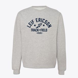 Leif Ericson Elementary School Track and Field Crewneck Sweatshirt