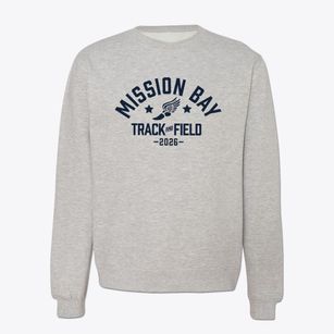 Mission Bay High School Track and Field Crewneck Sweatshirt