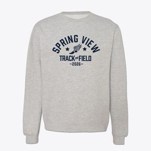 Spring View Middle School Track and Field Crewneck Sweatshirt