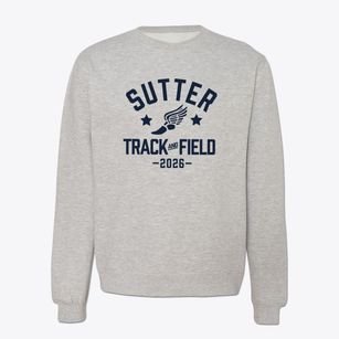 Sutter Elementary School Track and Field Crewneck Sweatshirt