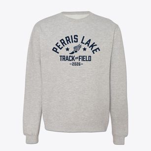 Perris Lake High School Track and Field Crewneck Sweatshirt