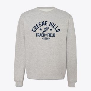 Greene Hills Elementary School Track and Field Crewneck Sweatshirt