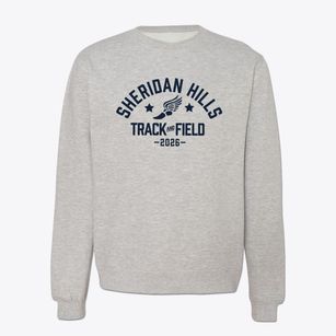 Sheridan Hills Elementary School Track and Field Crewneck Sweatshirt