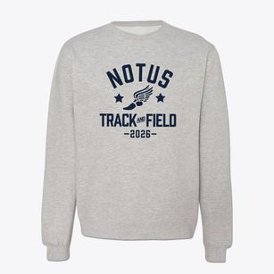 Notus School Track and Field Crewneck Sweatshirt
