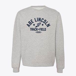 Abe Lincoln Elementary School Track and Field Crewneck Sweatshirt