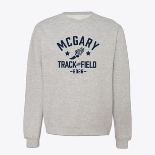 Mcgary Middle School Track and Field Crewneck Sweatshirt