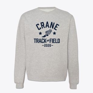 Crane Junior Middle School Track and Field Crewneck Sweatshirt