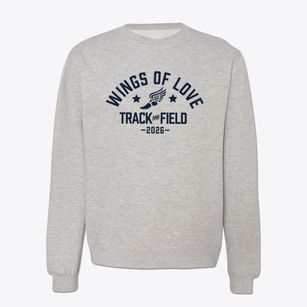 Wings Of Love Christian Academy Track and Field Crewneck Sweatshirt