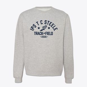 Ips T C Steele School #98 Track and Field Crewneck Sweatshirt
