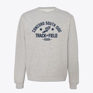 Concord South Side Elementary School Track and Field Crewneck Sweatshirt