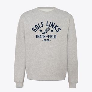 Golf Links Christian Academy Track and Field Crewneck Sweatshirt