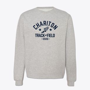 Chariton High School Track and Field Crewneck Sweatshirt