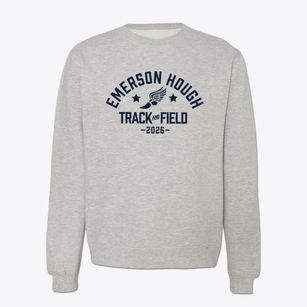 Emerson Hough Elementary School Track and Field Crewneck Sweatshirt