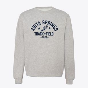 Abita Springs Elementary School Track and Field Crewneck Sweatshirt
