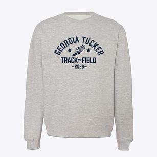 Georgia Tucker Elementary School Track and Field Crewneck Sweatshirt