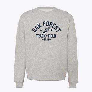 Oak Forest Academy Track and Field Crewneck Sweatshirt
