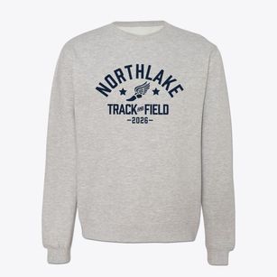 Northlake Christian School Track and Field Crewneck Sweatshirt