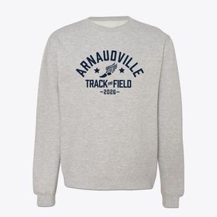 Arnaudville Elementary School Track and Field Crewneck Sweatshirt