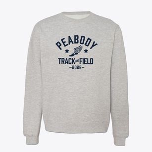 Peabody Veterans Memorial High School Track and Field Crewneck Sweatshirt