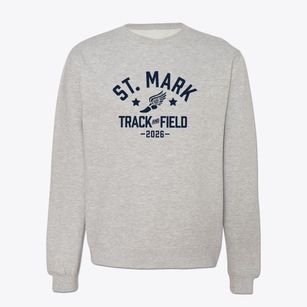Saint Mark Elementary School Track and Field Crewneck Sweatshirt