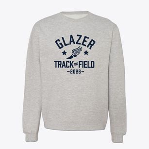 Glazer Elementary School Track and Field Crewneck Sweatshirt