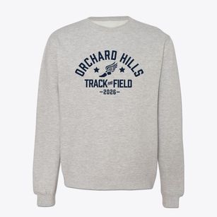 Orchard Hills Elementary School Track and Field Crewneck Sweatshirt