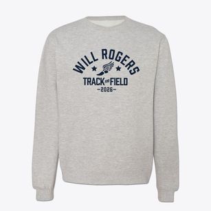 Will Rogers Elementary School Track and Field Crewneck Sweatshirt