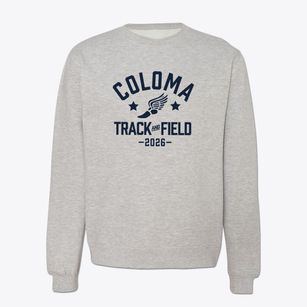 Coloma Elementary School Track and Field Crewneck Sweatshirt