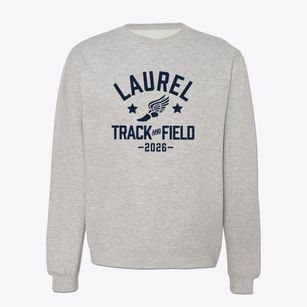 Laurel Homeschool Track and Field Crewneck Sweatshirt