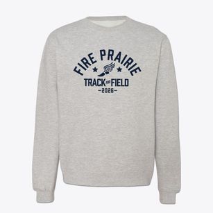Fire Prairie Middle School Track and Field Crewneck Sweatshirt