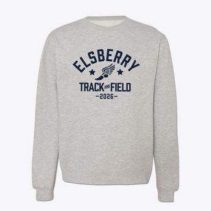 Elsberry High School Track and Field Crewneck Sweatshirt